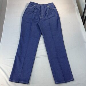 VINTAGE Sears Jeans Women 18‎ Tall High Rise Blue Denim Pants USA 80s NEW